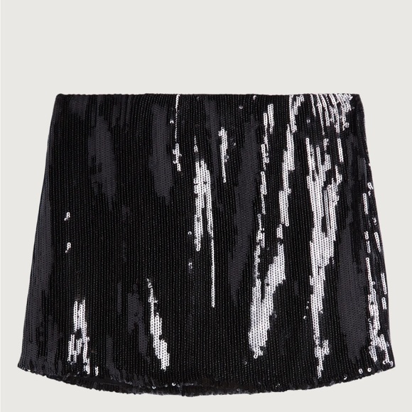 Oak & Fort Sequin Skirt - Picture 2 of 6